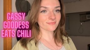 Gassy Goddess Eats Chili - Fart BBW Ass Farts Toilet Worship Verbal Humiliation