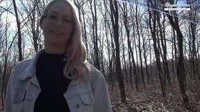sharon white anal fucked and creampied in the forest