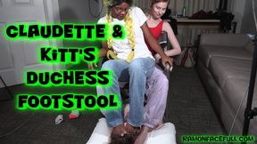 Claudette & Kitt's Duchess Footstool!