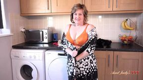Your 58yo Mom Blows You in the Laundry, Curvy Older Milf Mrs Kugar Takes It