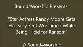 Starlet Randy Moore Gets Foot Worship in Captivity - SD
