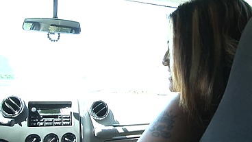 Asian Leilani Li Car Trouble !