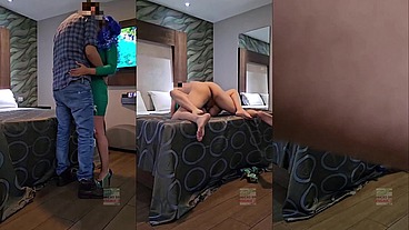 Quien volvió? como que? cuando? Azul que? como se llame que rica Hotwife follando frente a su marido cuckold para inciar bien el 2024 verga de Juangorilla