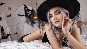 Evil Sorceress Lures Virgin into Sinful Threesomes and Deep-Throats Unbridled Man-Cum