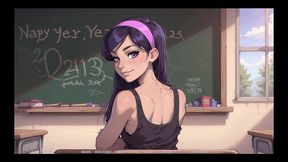 my new girlfriend [ taboo hentai game ] ep.1 my gf and her tiny tits bff are cuckolding him with bbc !