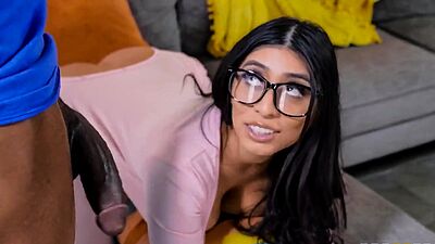 BRAZZERS Whoa, my boyfriend's roomie has such a huge black cock! - Violet Myers