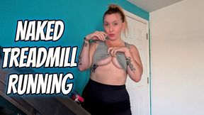 Naked Treadmill Running