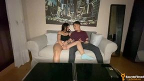 Movie night turned into hot sex with a friend