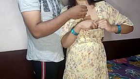 Madam Gets Naughty with Room Service Boy in Hindi Moans