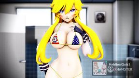 R18 Iowa kancolle babe gets railed by 3D cock&#x1F32D;, milks him dry, and takes his cumshot on her curvaceous butt&#x1F351;