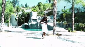 Hot Latina Cassidy Clay Seduces Her Man Outdoors for a Creampie