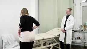 Doctor's hands all over me 'n' inside too - nasty doc, nasty examination