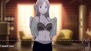 Asuna Yuuki's FEMDOM CEI Jerk Off Instruction Game