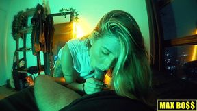 brazillian step sister dancing funk and getting a huge creampie - max boss