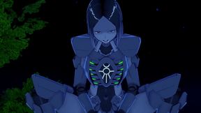 necron anime girl bj - warhammer 40k