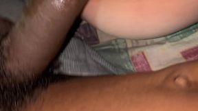 Stepdad Devours Young Stepdaughter's Tightly Fucked Cunt&#x1F32E;&#xFE0F;, Cumming Non-Stop Inside