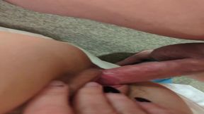 Milf slut fucking pussy and feet and shoot huge load