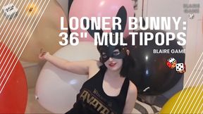 36" Balloon Monster Popping - Fuck2Pop, NailPops, BitePops