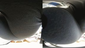 3DVR360 GIANTESS ERER s buttocks flattened the dwarf towards FARTING