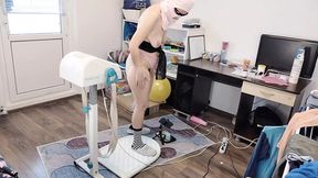 Amateur massage with vibrator naked brunette Hairy latina pussy, big tits, big ass