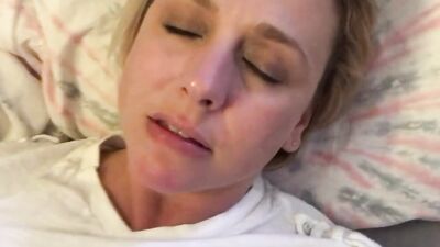 Horny cougar Brianna Beach is having copulation before going to bed