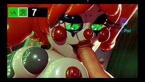 fnaf 4 girls 1 man [ hentai game pornplay ] crazy animatronics femdom sex