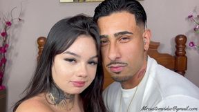 HOT COUPLE IN A SUPER DEEP KISS - NEW TOP HOT GIRL PAULA - NEW MR MAY 2024 - CLIP 1