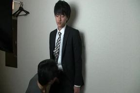 Japanese lad In Office Wear