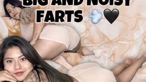 HOT LATINA FARTING IN THE SOFA!