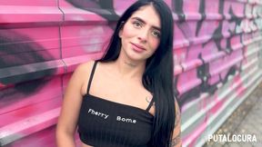 putalocura - pillada a bellisima culona colombiana abby montano