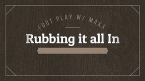 Foot rubbing display