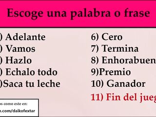 JOI interactivo ¿Tienes suerte? - Azar Edging y Denied - ¡Video completo!