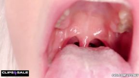 Giantess Devotion: Moist Mouth and Tongue Fantasy