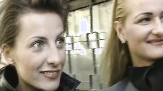 Nora + Barbara - so heiss sind die Maedels into Budapest