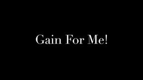 Encouraging My Fat Boy To Gain