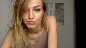 Pretty Ruby Types and Teases Non-nude