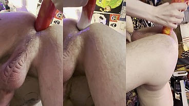 ball dick grab peg slam