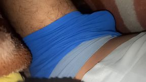 first time i open my step brother underwear to see his big wood in midnight