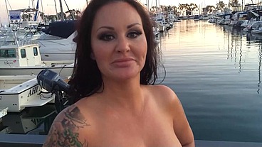 DDD MILF Maci Maguire Receives Load Between Big Round Cheeks