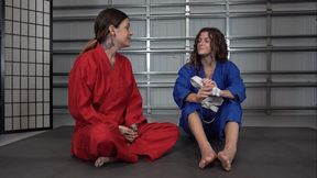 SUMMER EARNS HER WHITE KARATE BELT