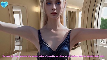 PERFECT BODY Blonde Babe Vacation in Italy - Uncensored Hyper-Realistic Hentai Joi AI [FREE VIDEO]
