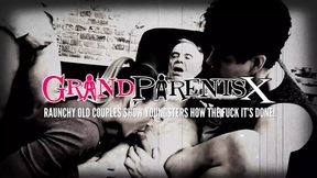 Filthy au-pair delivers unadulterated debauchery to horny&#x1F975; grandparents in this raw, XXX hardcore romp