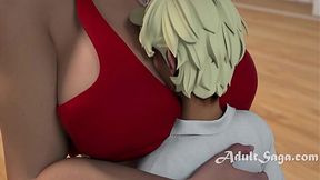 Big Busty Gym Teacher Schools Tiny Guy in Pleasuring Women