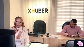 Naughty&#x1F608; Secretary Does Anything for a Big Raise - Sexperts Andrea & Christian