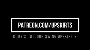 Kody's Outdoor Swing Upskirt 2