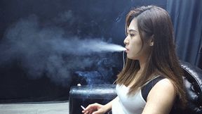NEW Sexy heavy keqi`s smoker interview2 4K