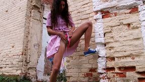 Pulled Pink Panties