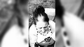 The Pictures Black and White She Sucks That Cock with All Her Fucking Might Cum Guzzler