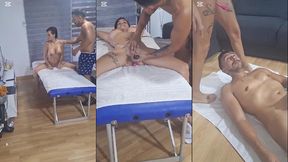 live on amateur, chapter 2. vampire calls a masseur, gives her a sensual body-to-body massage with oils, he starts masturbating her with a domi and vampire ends up pissing all over his face, drowni
