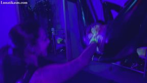 Neon fist fucking _Mistress Lunatika